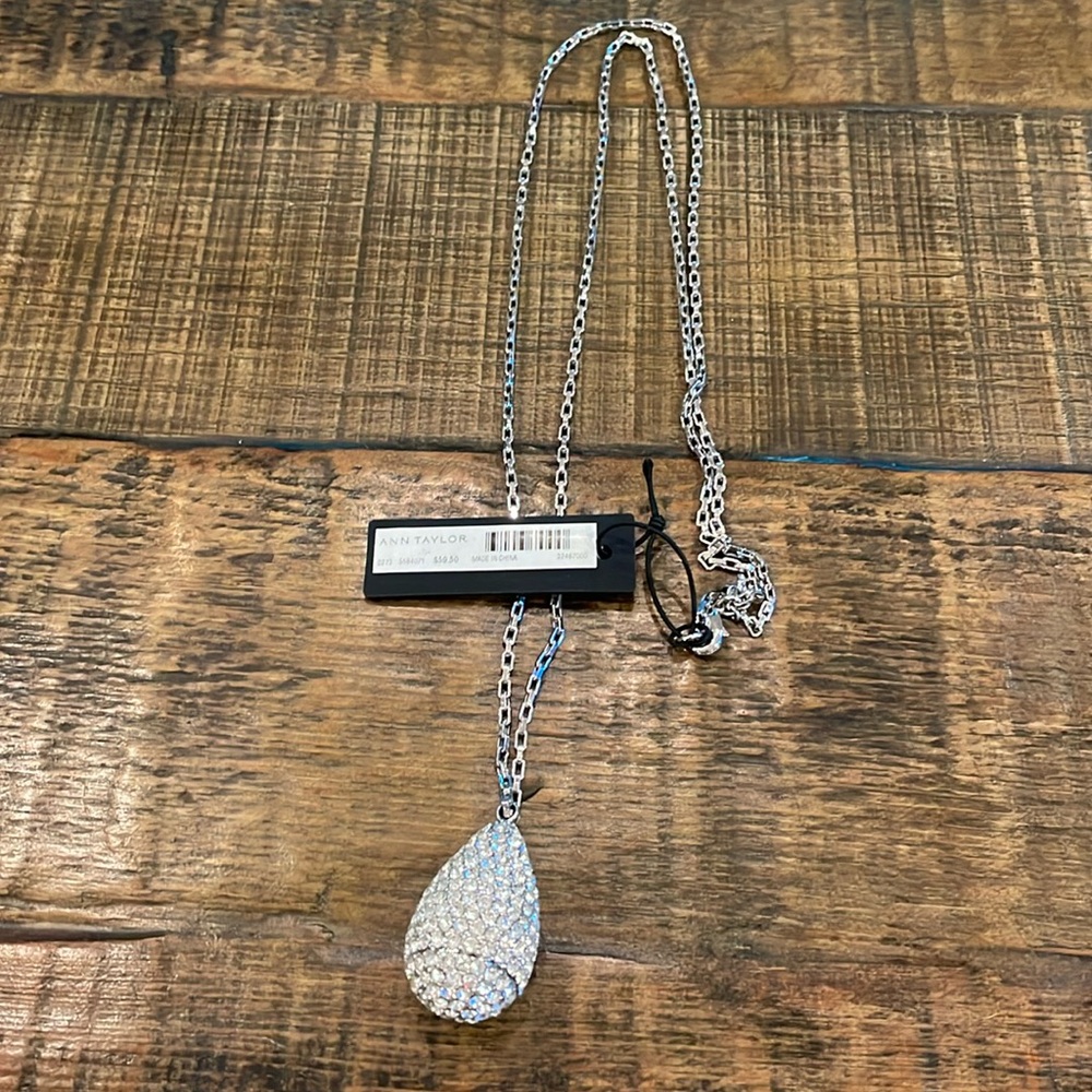Ann Taylor statement dangling necklace